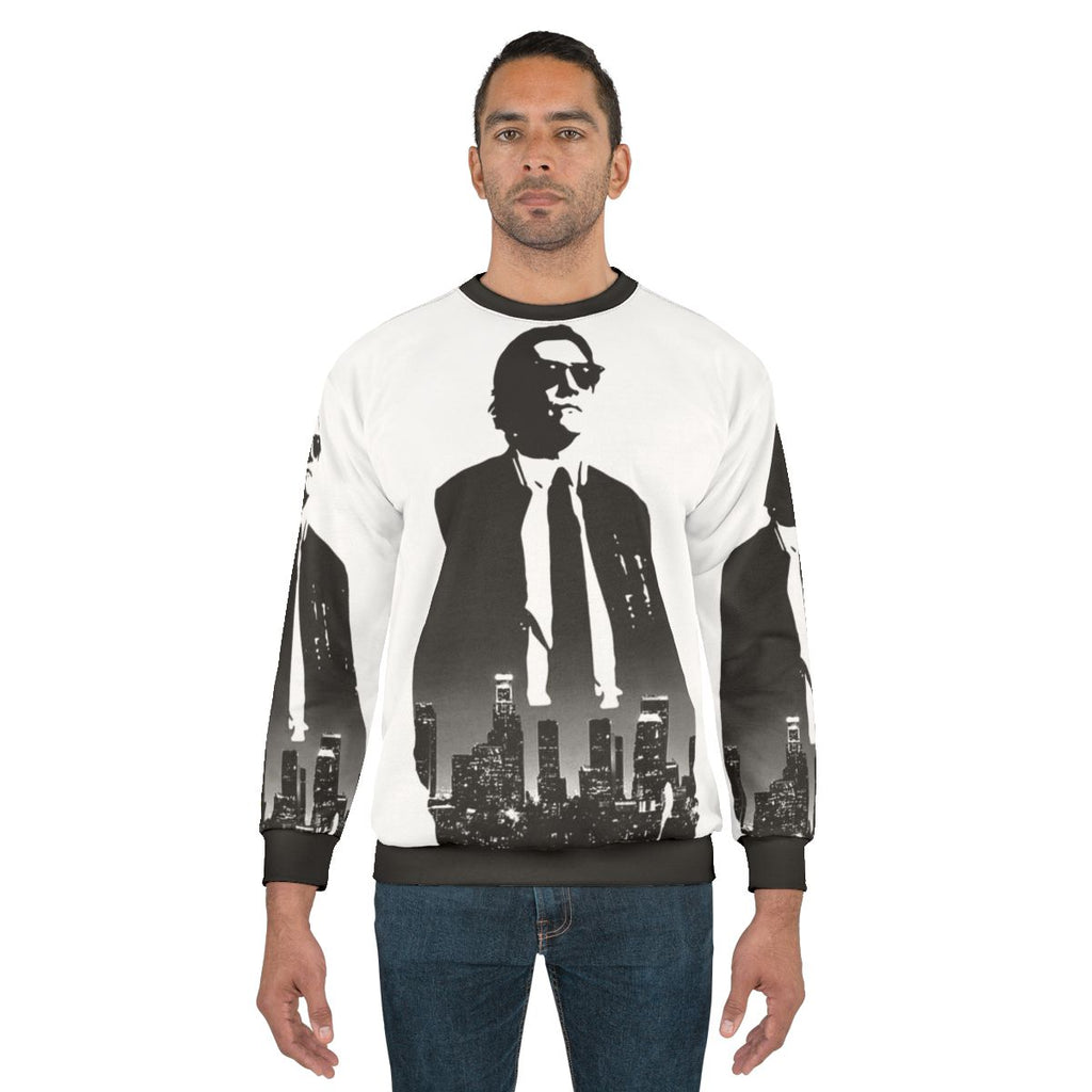 Nightcrawler Sweatshirt 2 featuring Jake Gyllenhaal's character from the Hollywood movie