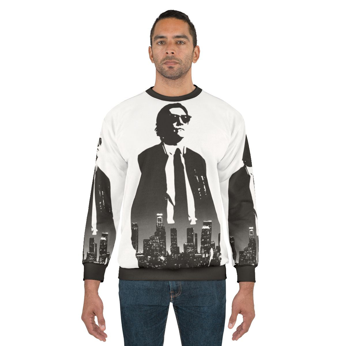 Nightcrawler Sweatshirt 2 featuring Jake Gyllenhaal's character from the Hollywood movie