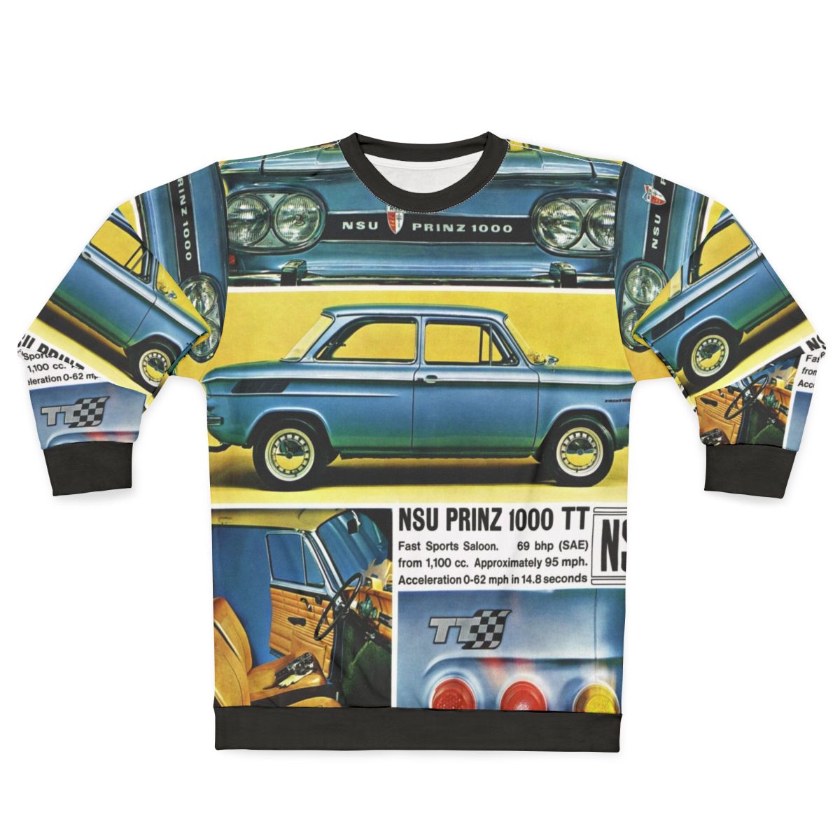 Vintage NSU Prinz Wankel Rotary Engine Sweatshirt