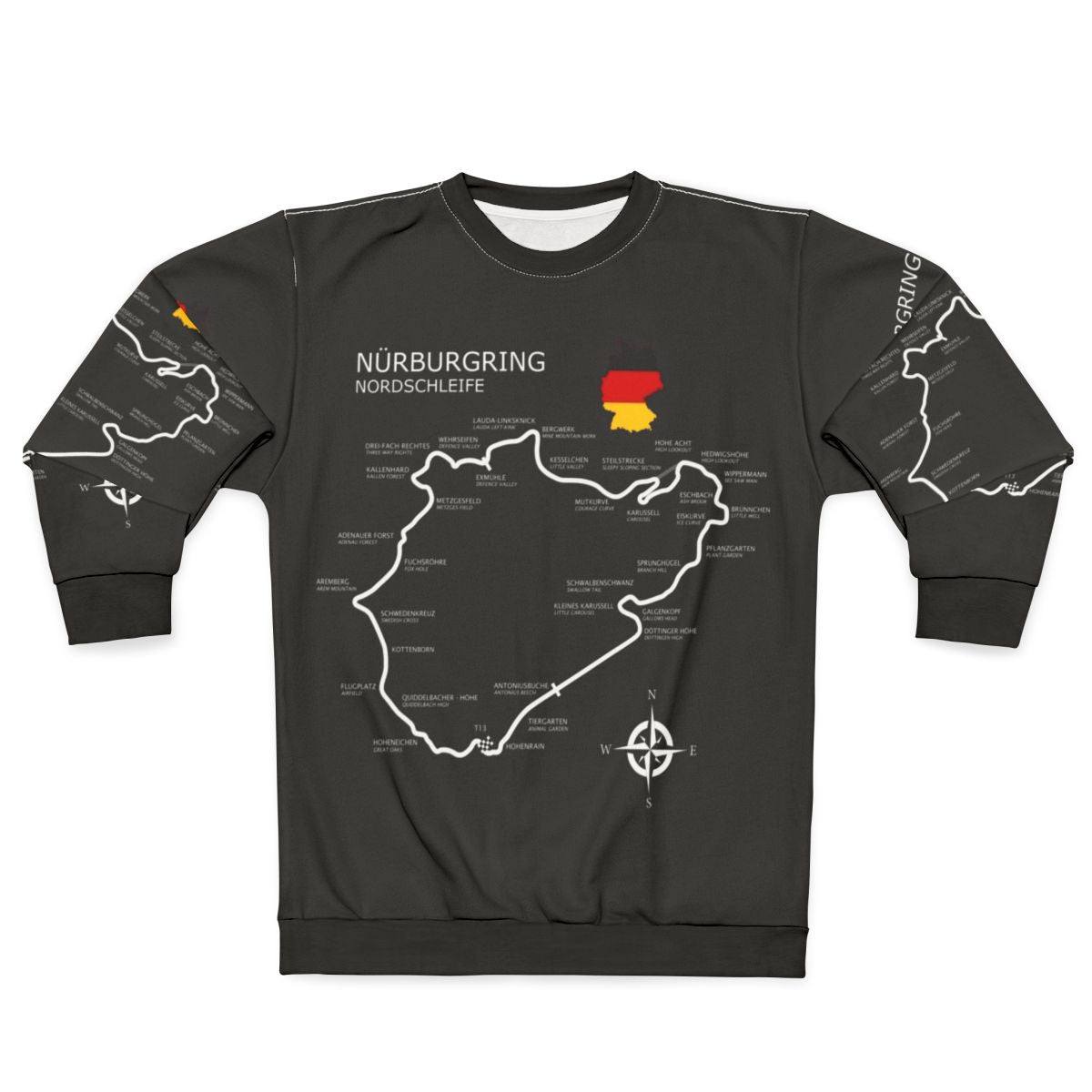 Nurburgring Nordschleife Formula 1 Motorsport Racing Sweatshirt