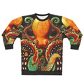 Octopus sweatshirt with abstract tentacle design