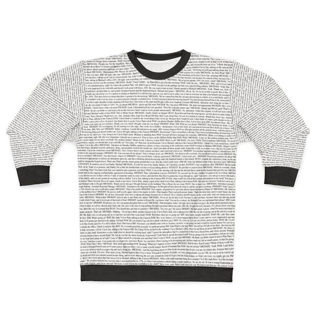 The Office Pilot Episode Script US Sweatshirt