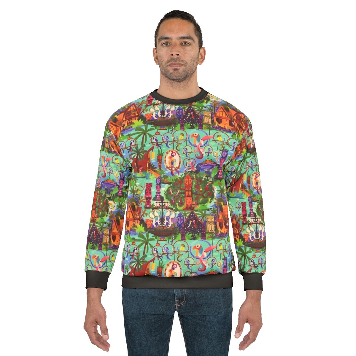 Enchanted Tiki Room Collage Sweatshirt