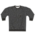 Owl Sweatshirt with Detailed Feather Pattern