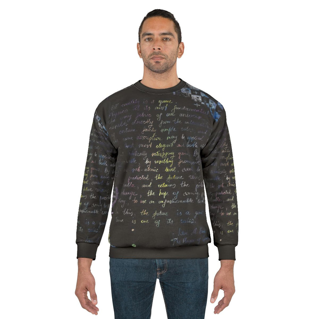 The Player of Games sci-fi sweatshirt with retro chess design