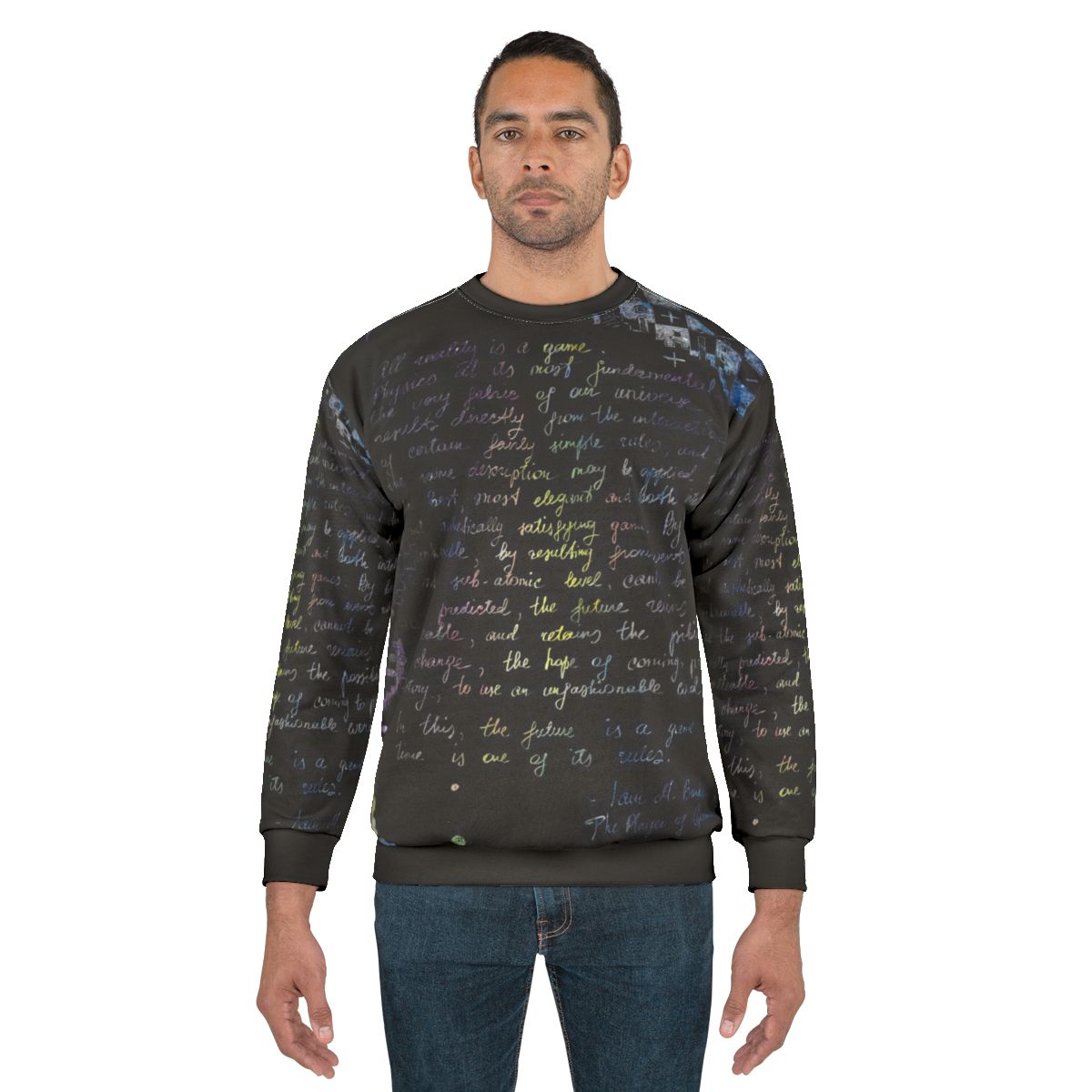 The Player of Games sci-fi sweatshirt with retro chess design
