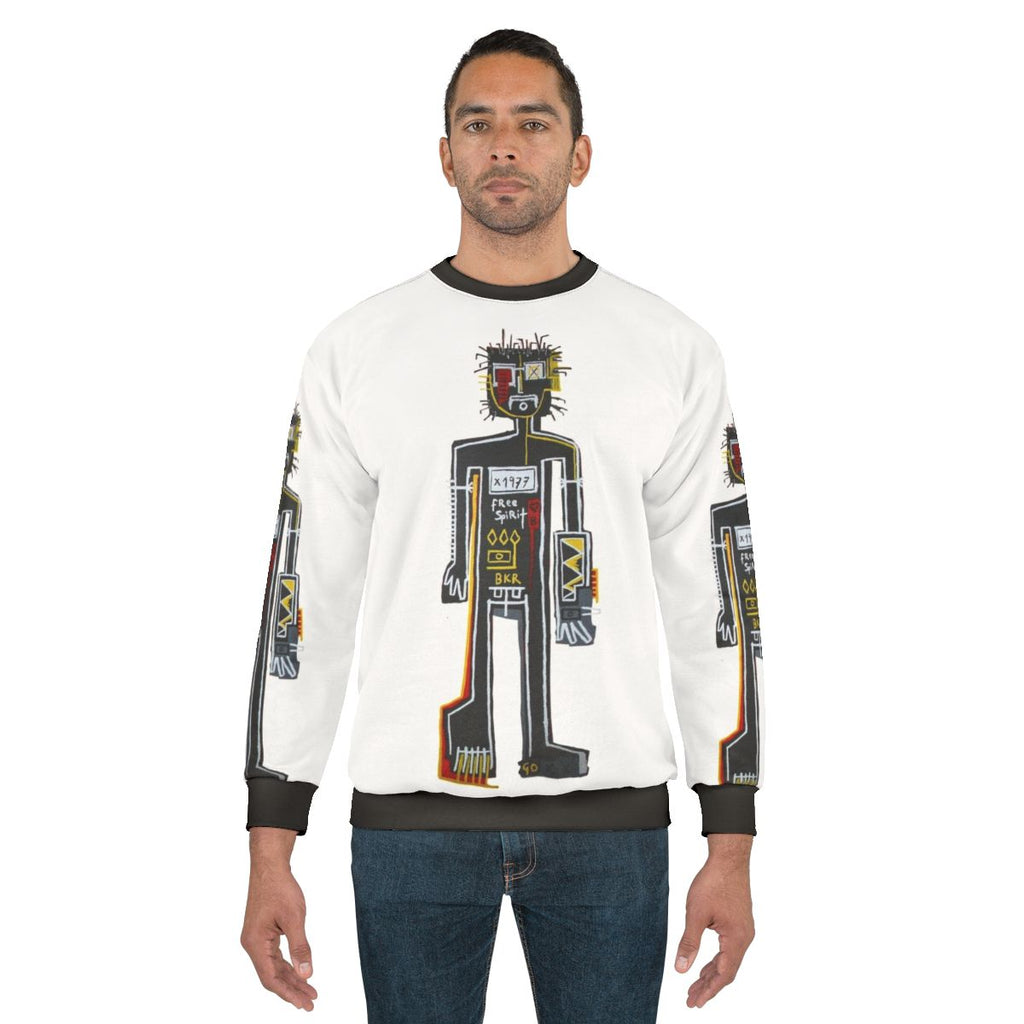 Abstract Expressionist 'The Player' Sweatshirt