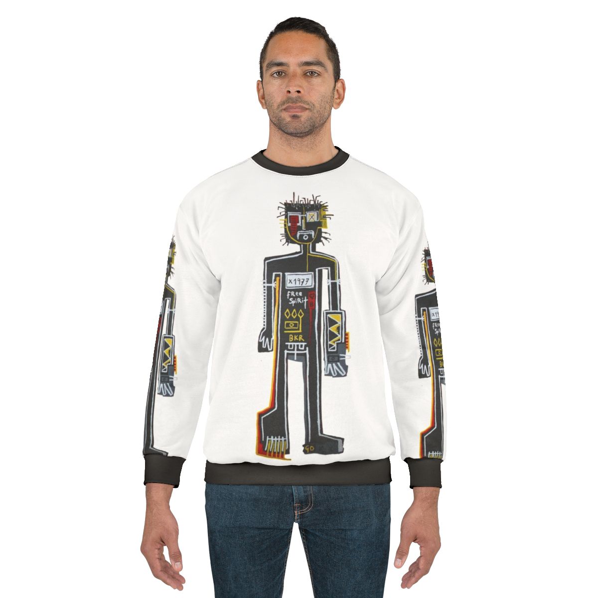 Abstract Expressionist 'The Player' Sweatshirt
