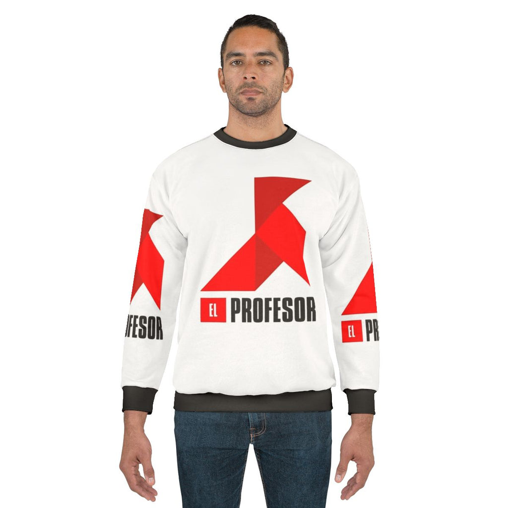 The Professor Money Heist Netflix Series Origami Sweatshirt