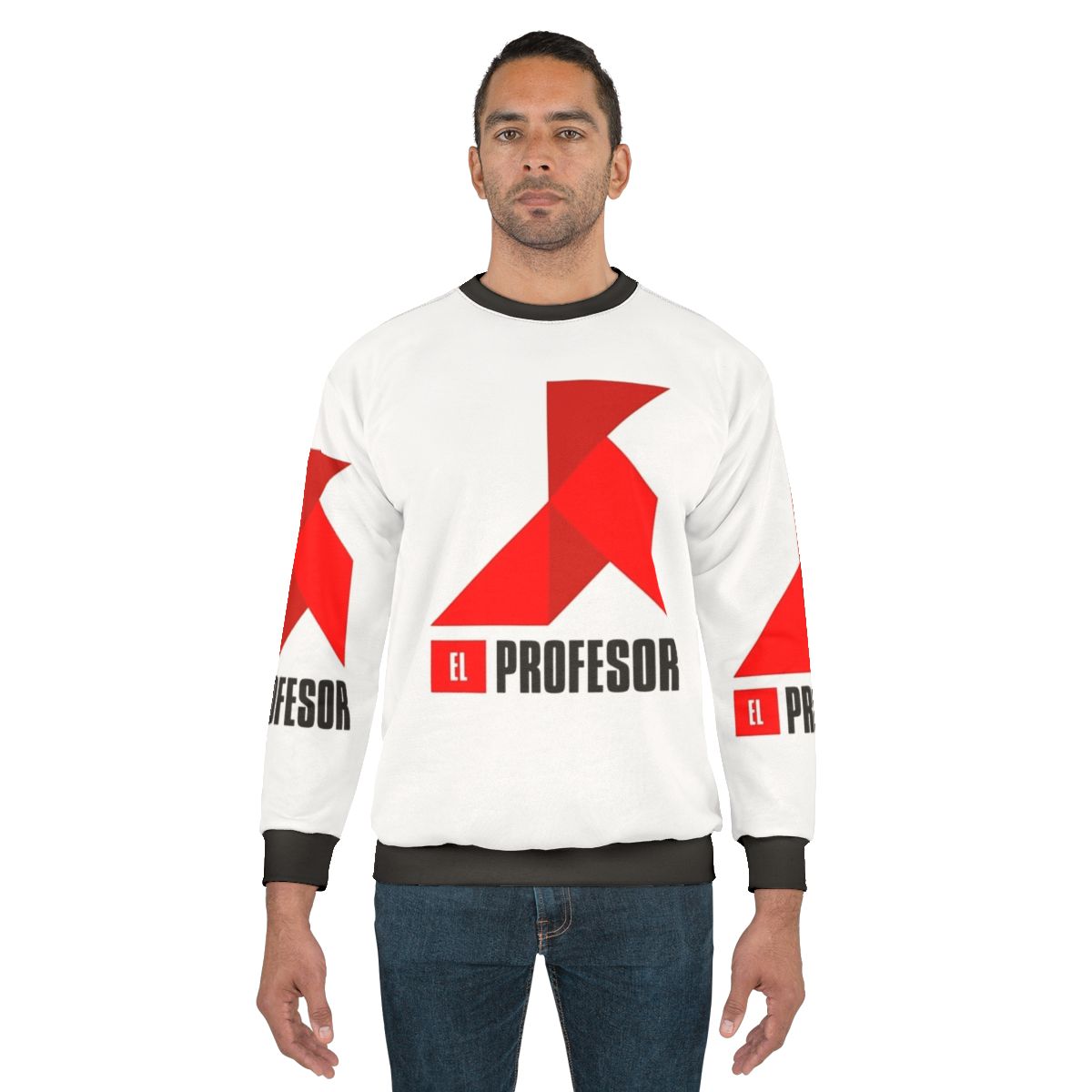 The Professor Money Heist Netflix Series Origami Sweatshirt