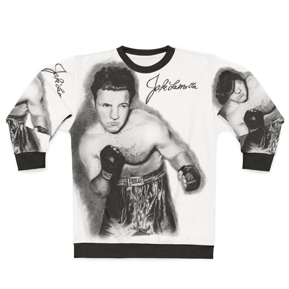 Raging Bull boxer sweatshirt with sketch design
