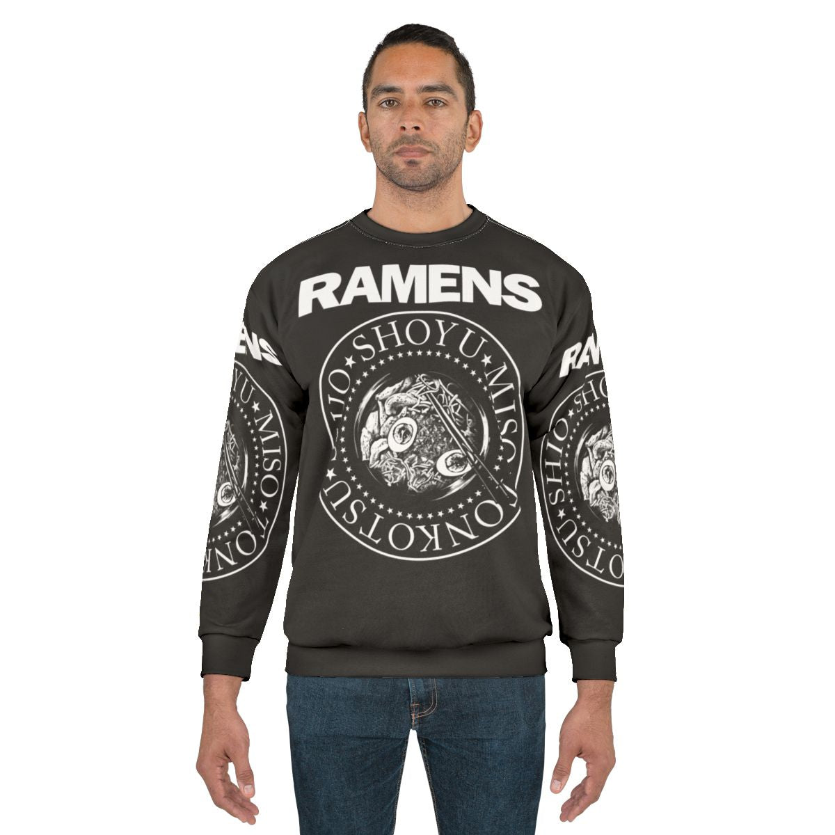 Ramen noodle punk rock sweatshirt
