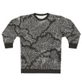Coral reef sweatshirt featuring an underwater nature design