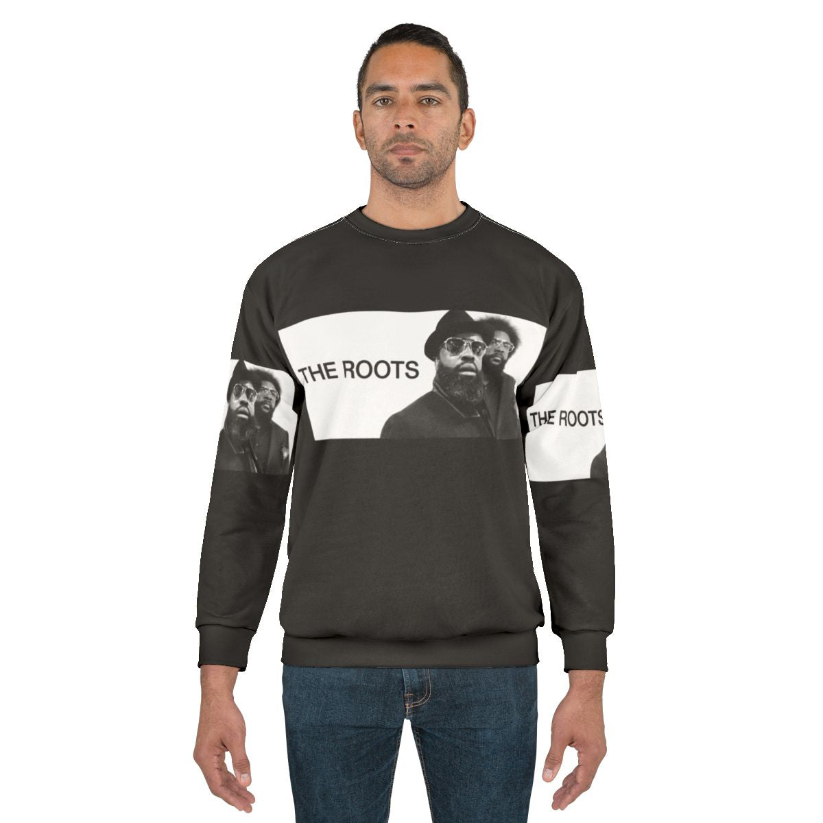 The Roots Hip Hop Sweatshirt with Tribe Called Quest Inspired Design