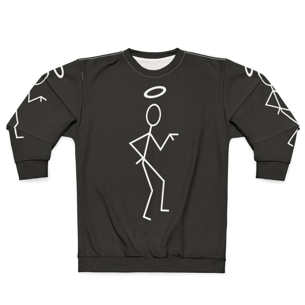 Vintage The Saint Stick Figure White Sweatshirt