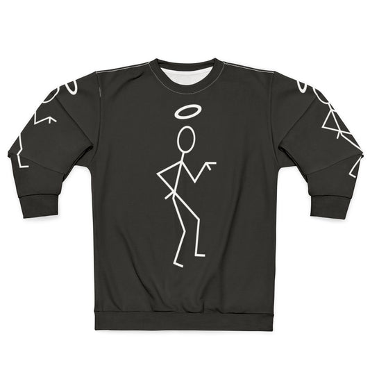 Vintage The Saint Stick Figure White Sweatshirt