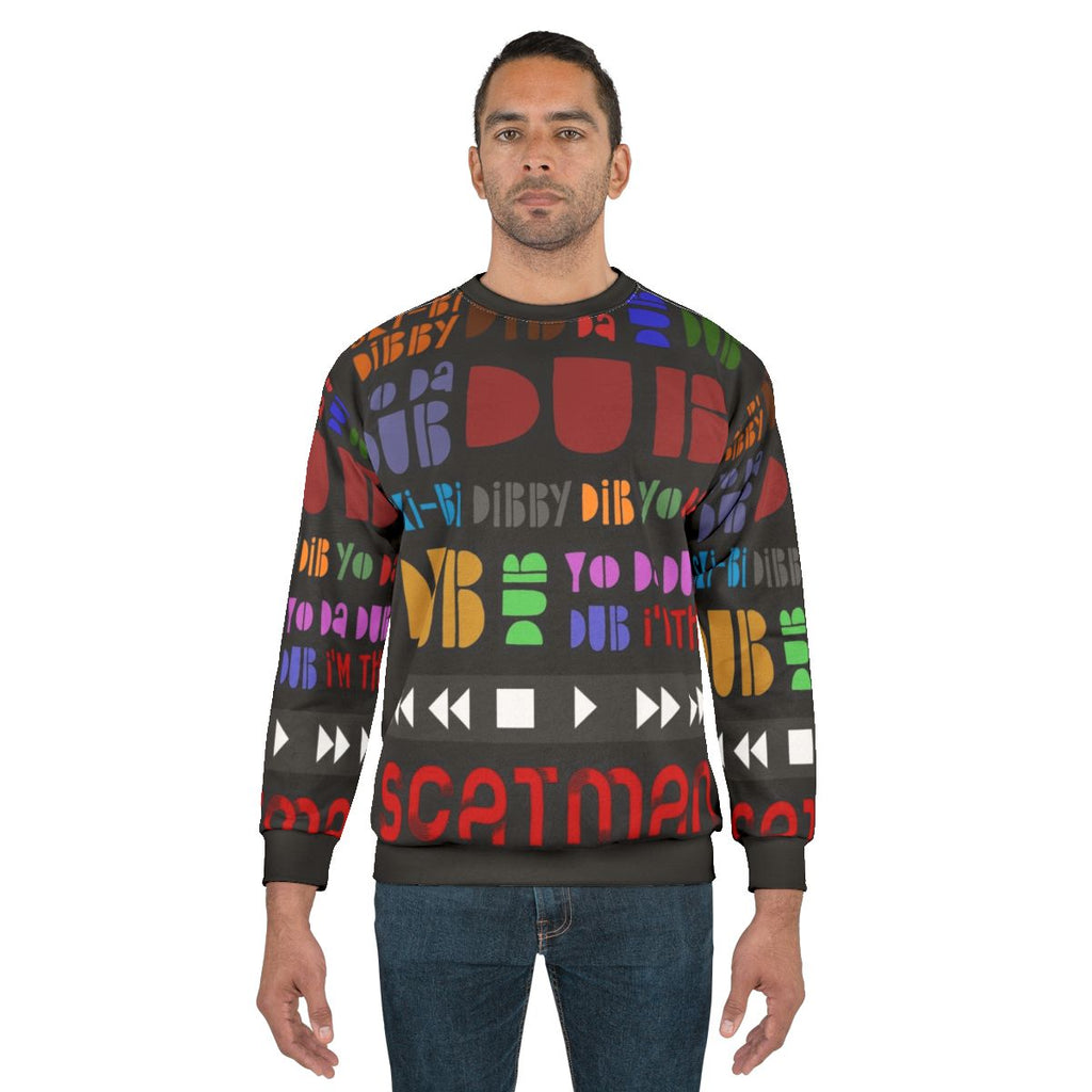 Vintage 90s Scatman John Lyrics Sweatshirt