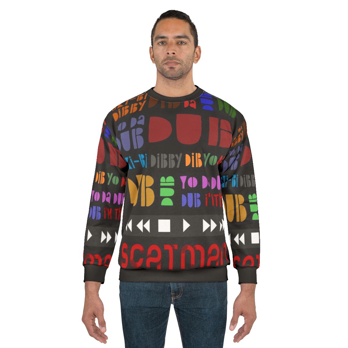 Vintage 90s Scatman John Lyrics Sweatshirt