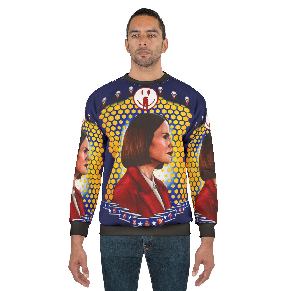 Art Nouveau Senator Sweatshirt with American Horror Story Inspired Design