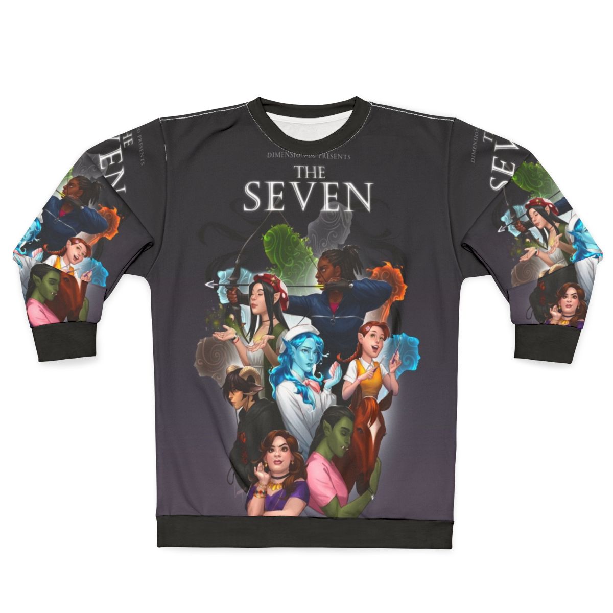 Dimension20 'The Seven Maidens' fantasy sweatshirt