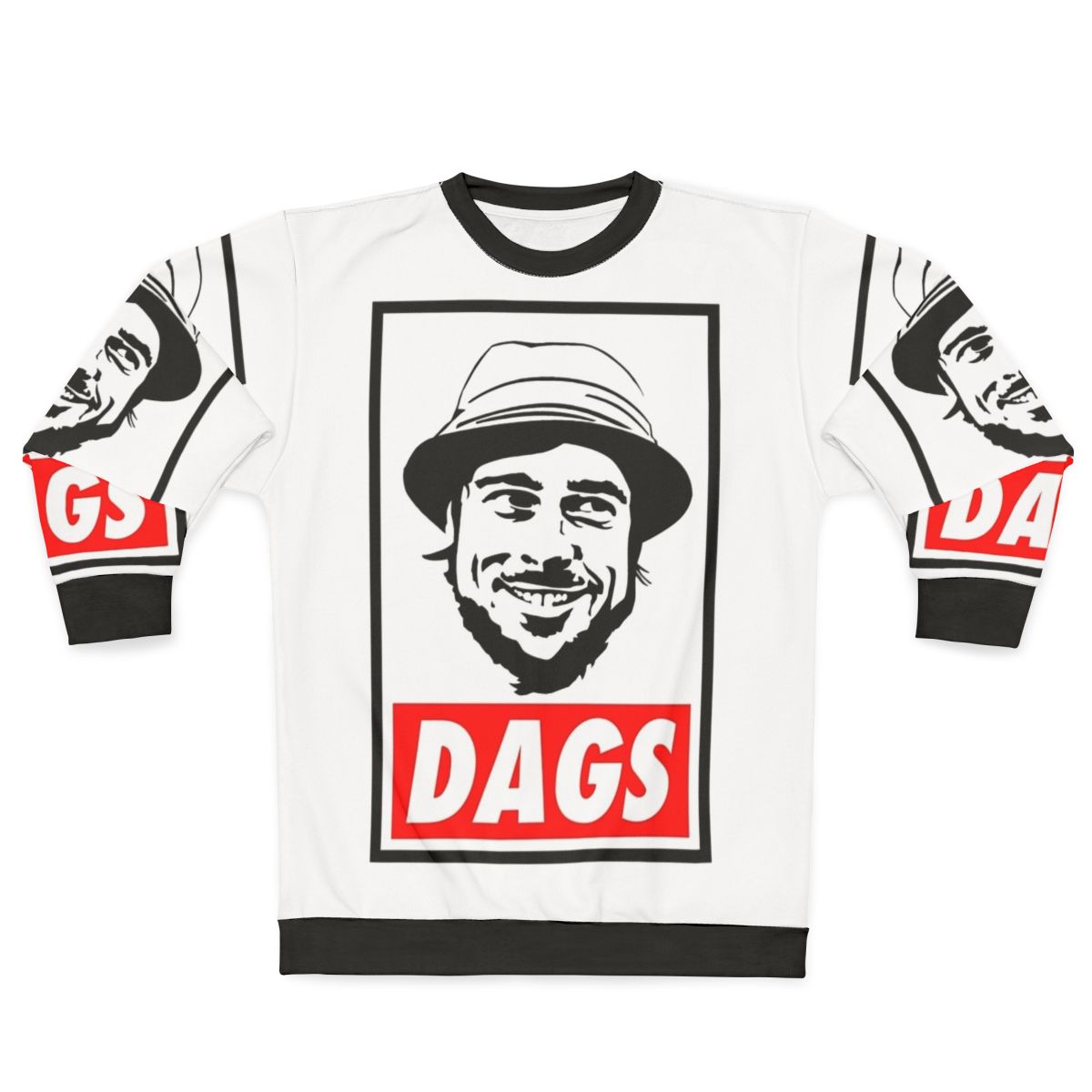 Gipsy-inspired "The Snatch" Micky Dags sweatshirt design