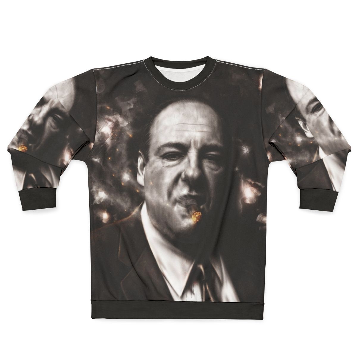 The Sopranos Tony Soprano 90s TV Show Portrait Sweatshirt