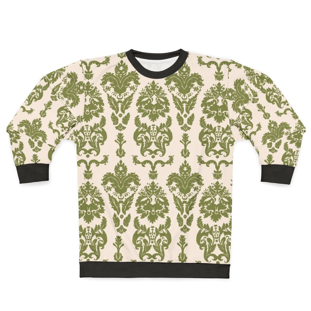 The Sound of Music inspired sweatshirt with curtain pattern design