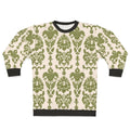 The Sound of Music inspired sweatshirt with curtain pattern design