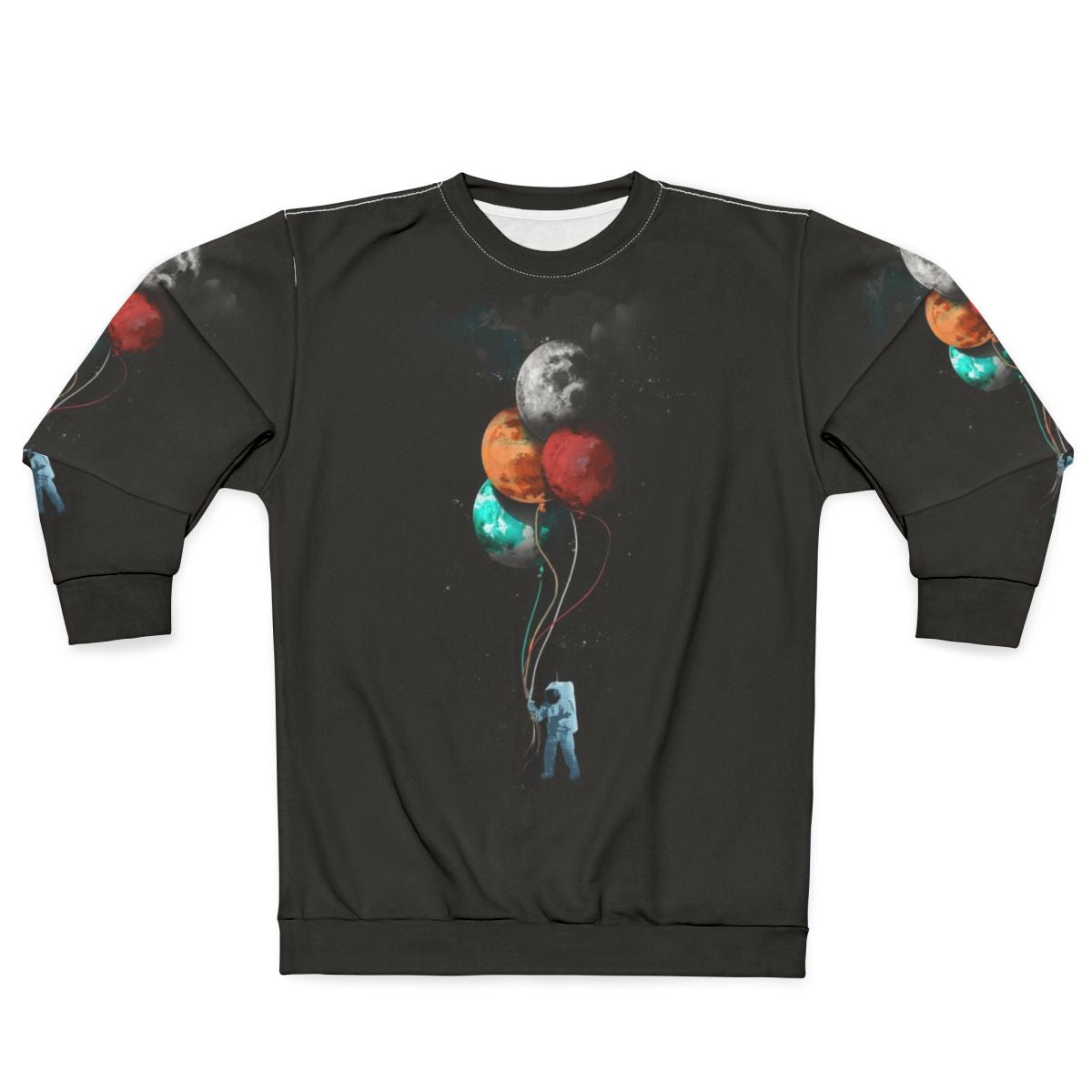 Spaceman Sci-Fi Graphic Sweatshirt