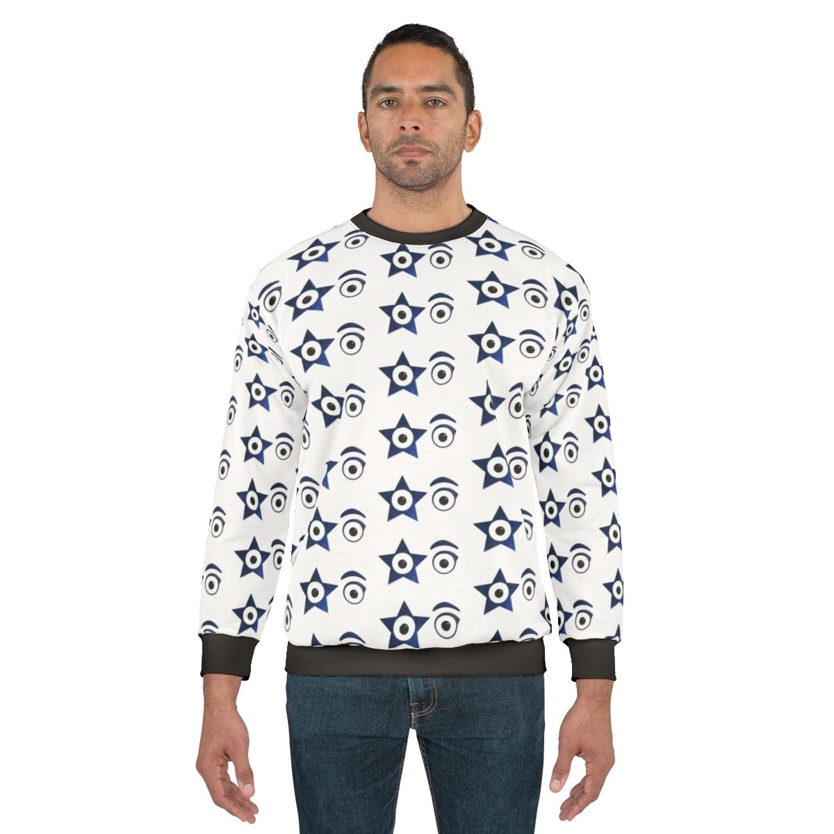 Galaxy Stars Kiss the Band Starchild Sweatshirt