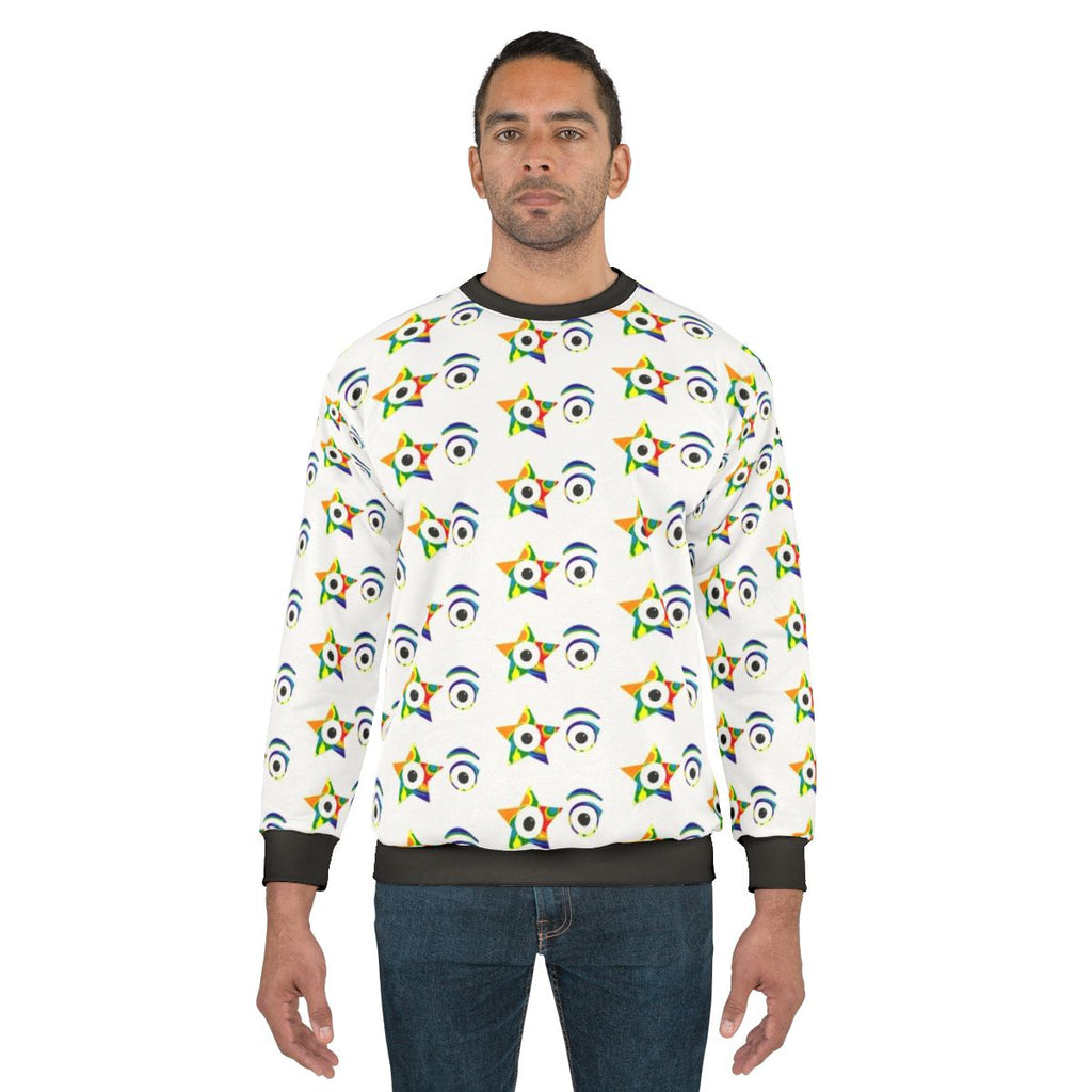 The Starchild Kiss The Band Rainbow Tie Dye Sweatshirt