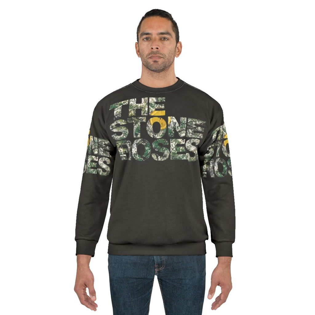 Stone Roses band logo graphic sweatshirt