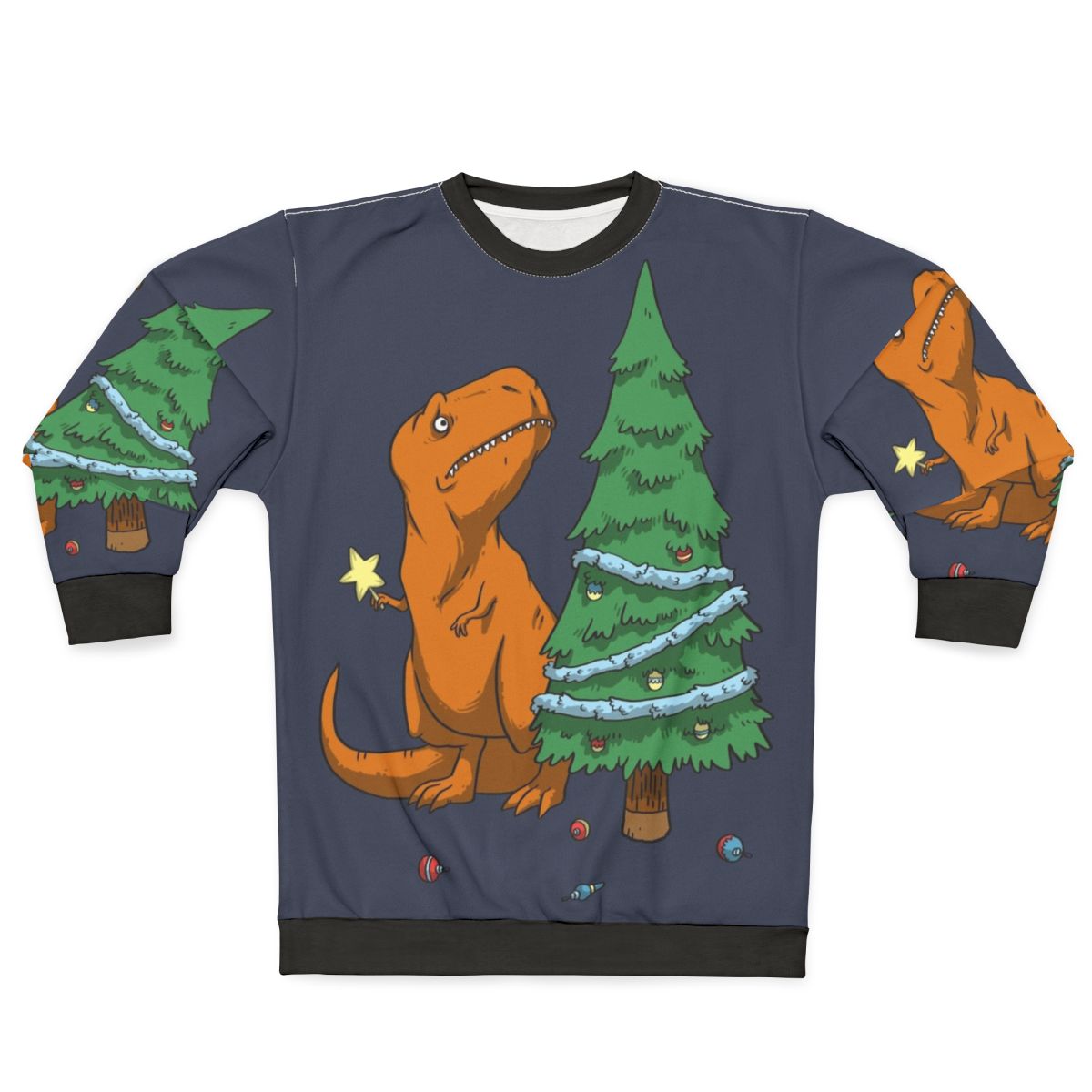 Funny T-Rex Dinosaur Sweatshirt with Tiny Arms