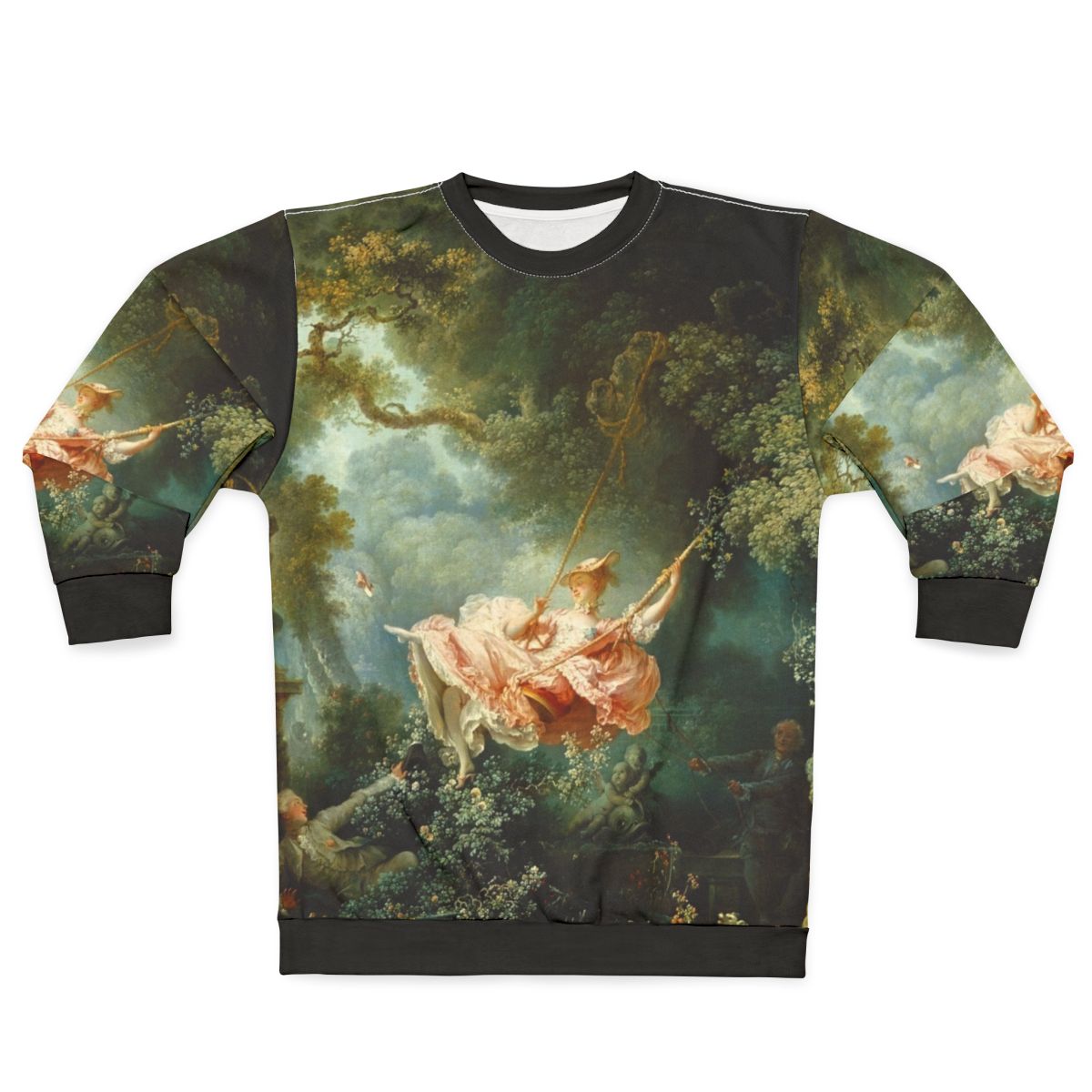 Swing painting by Jean Honore Fragonard graphic sweatshirt