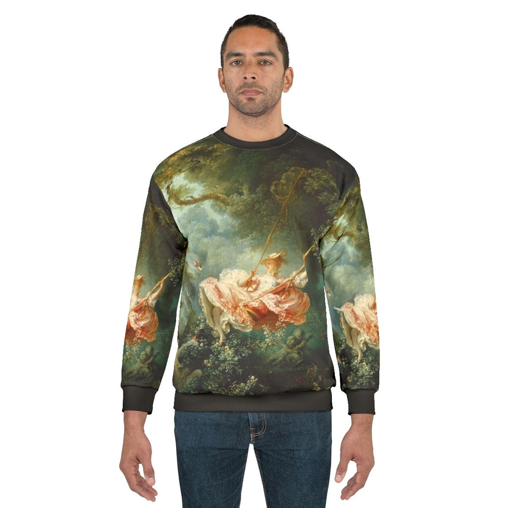 Swing painting by Jean Honore Fragonard graphic sweatshirt