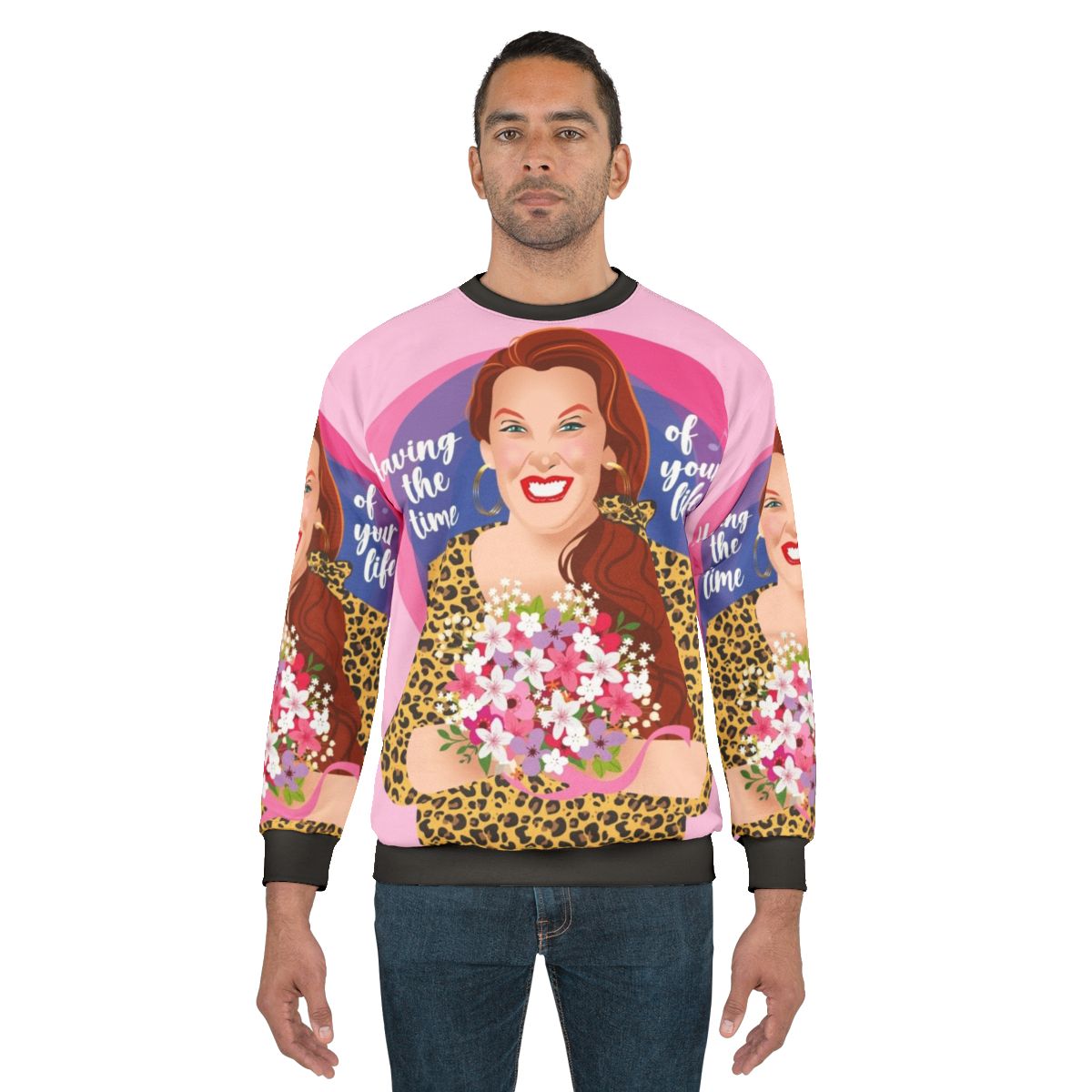 Time of Your Life Sweatshirt featuring Alejandro Mogolloart inspired design