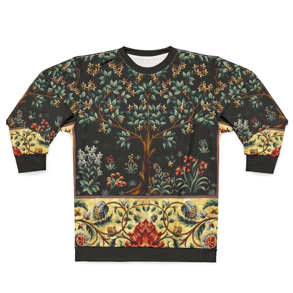 Midnight floral tree of life design sweatshirt