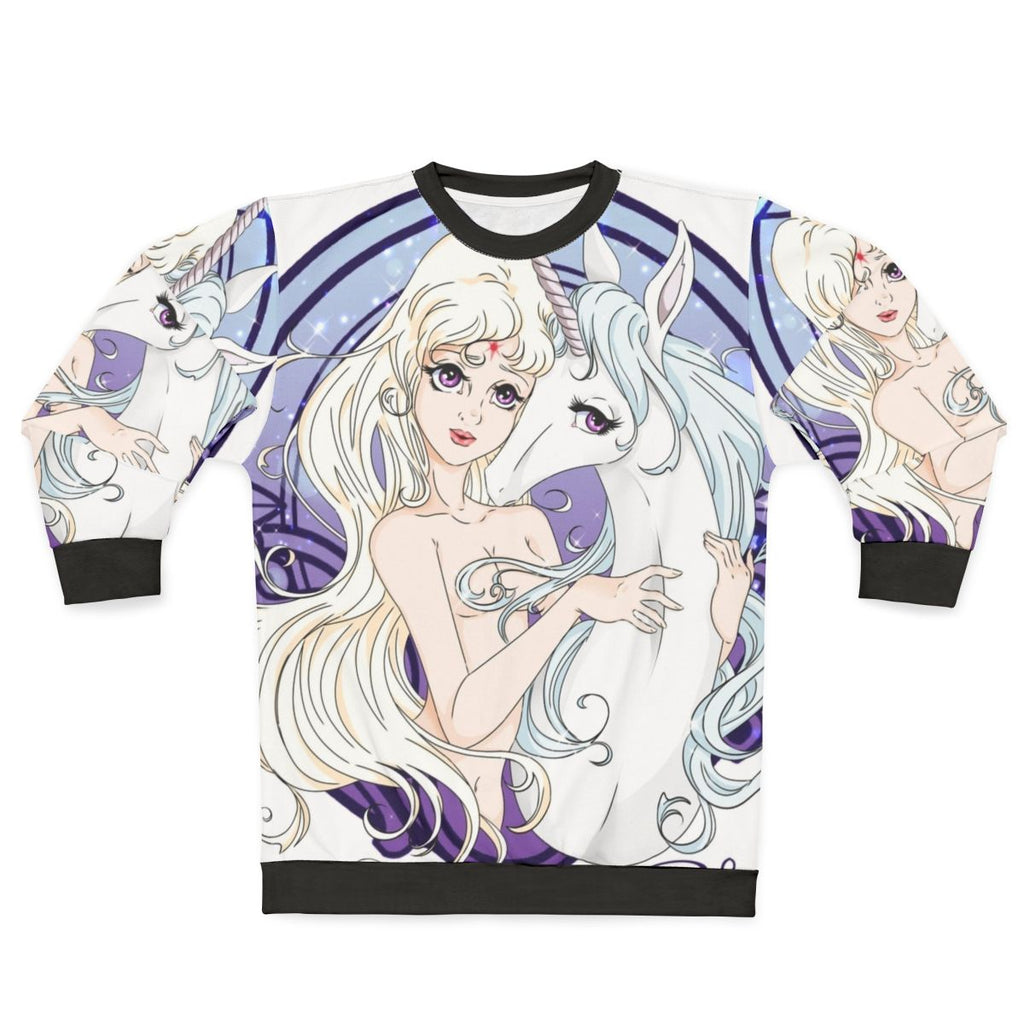 Unicorn sweatshirt with mythical creature design