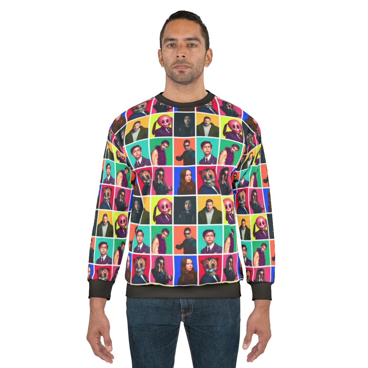 The Umbrella Academy Character Collage Sweatshirt