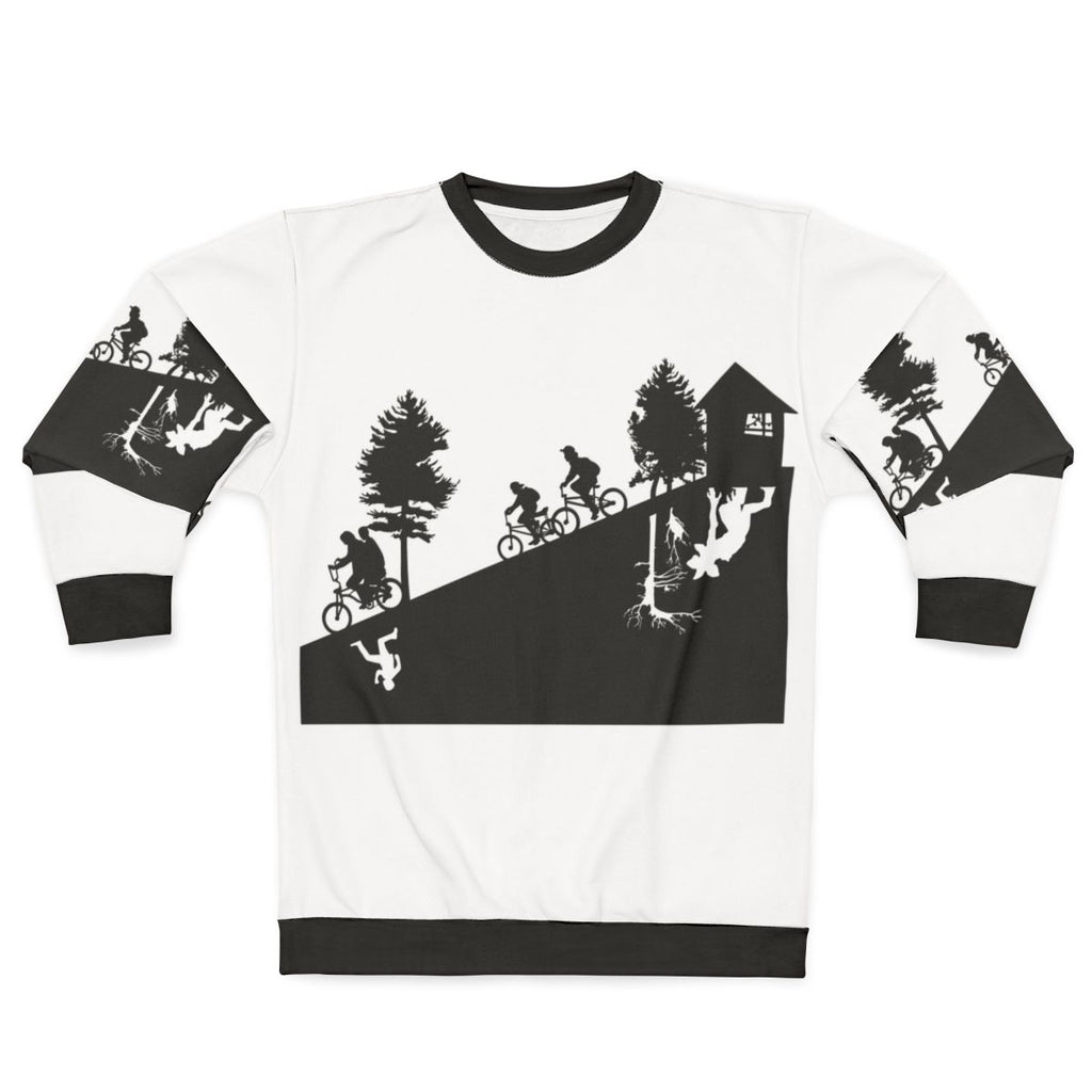 Stranger Things Upside Down Sweatshirt with Demogorgon Design