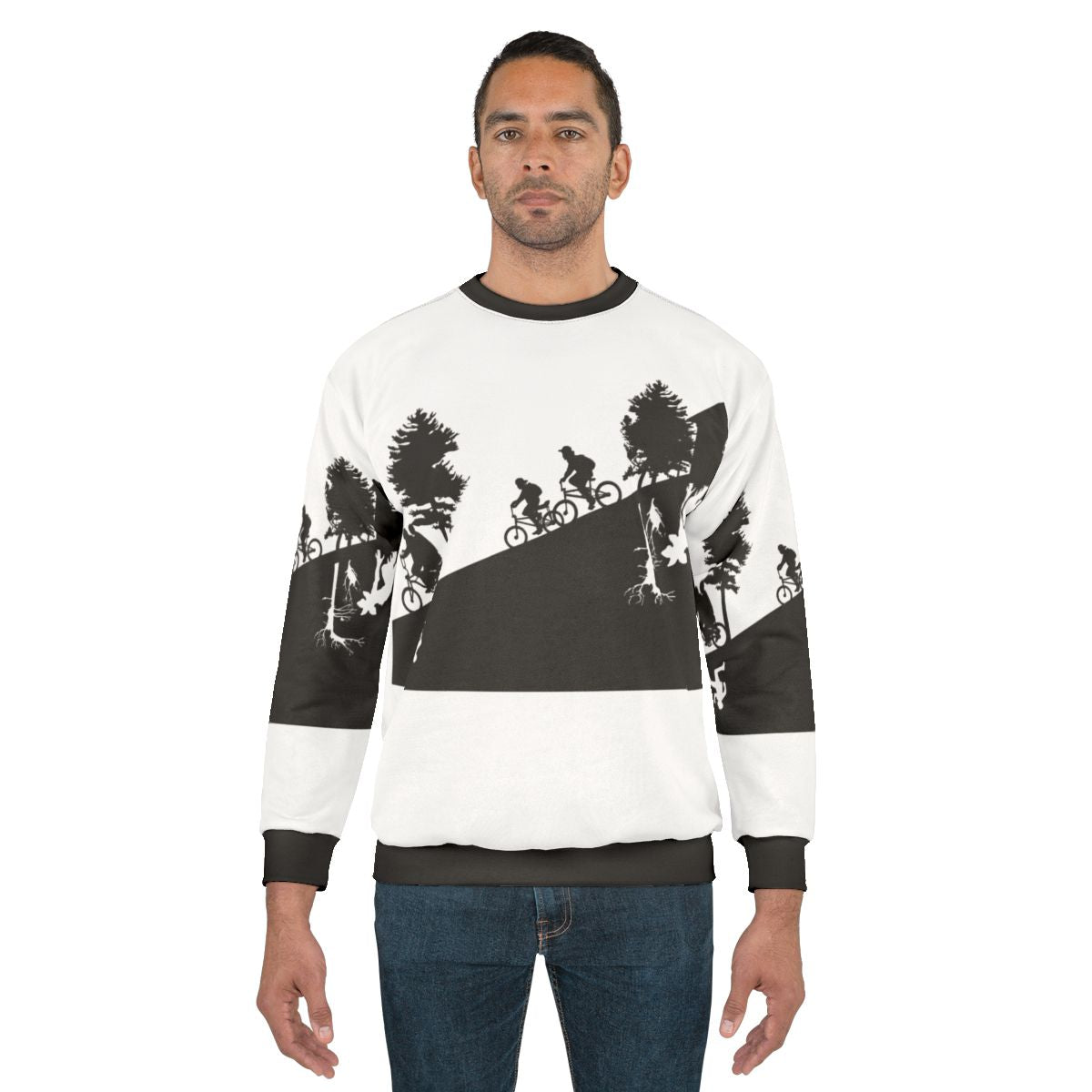 Stranger Things Upside Down Sweatshirt with Demogorgon Design