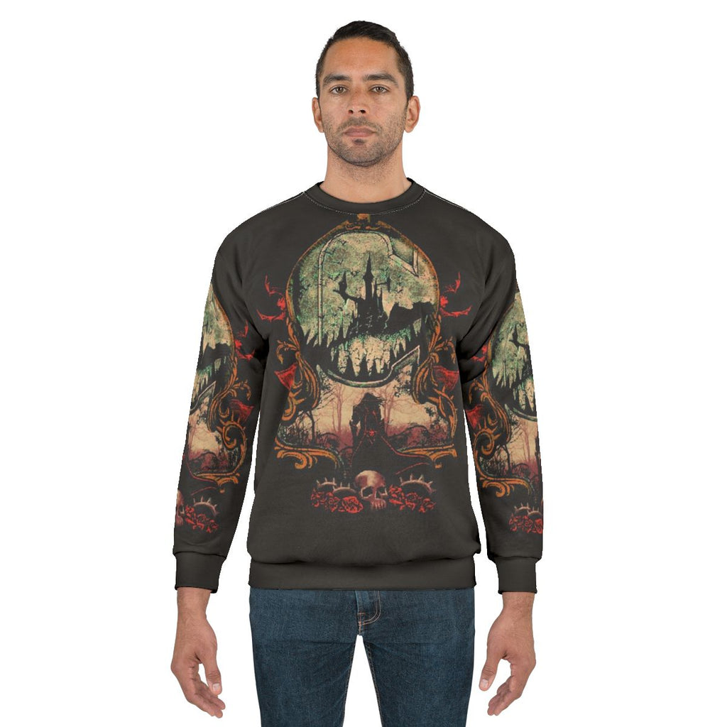 Vampire Killer Sweatshirt - Castlevania Inspired Gaming Apparel