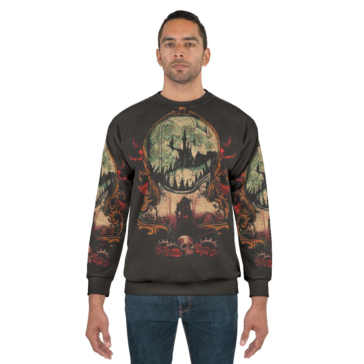 Vampire Killer Sweatshirt - Castlevania Inspired Gaming Apparel