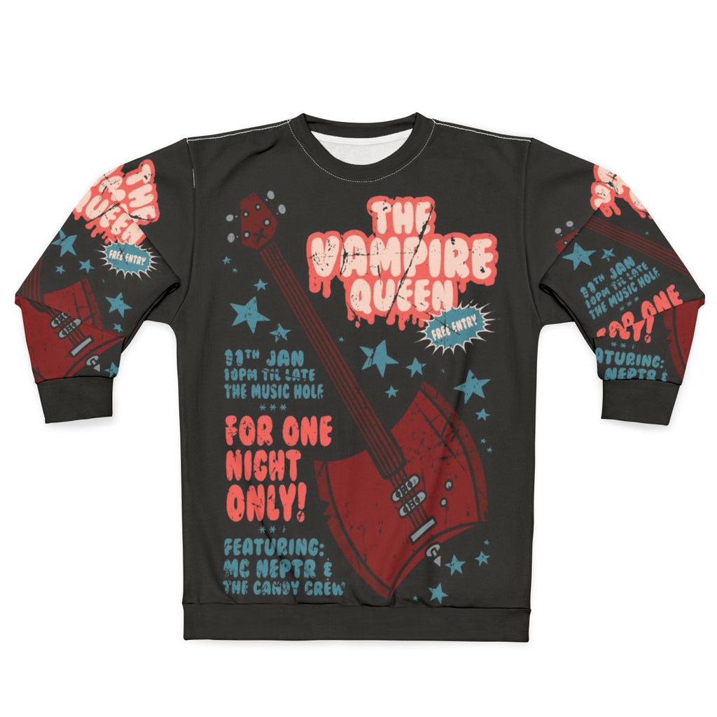 The Vampire Queen Music Poster Sweatshirt - Adventure Time Inspired by Marceline