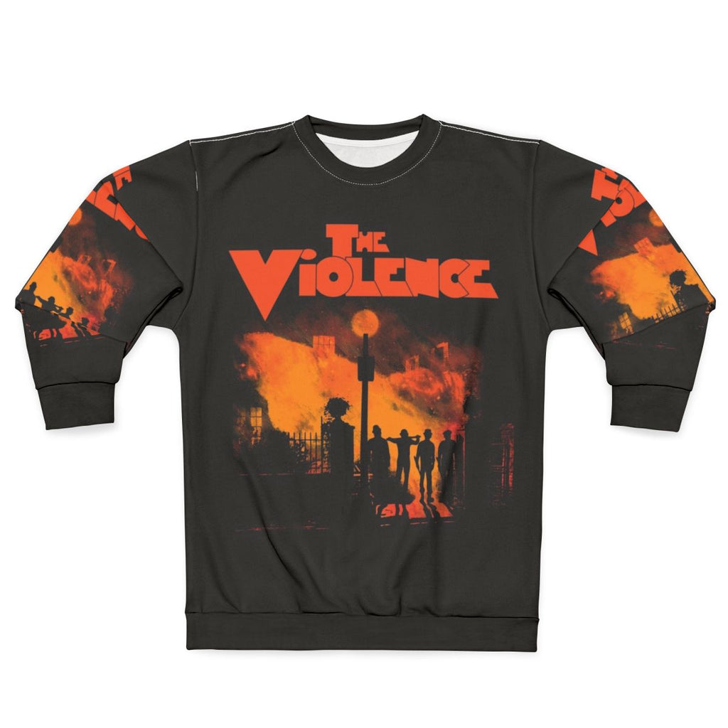 Violent horror movie themed sweatshirt