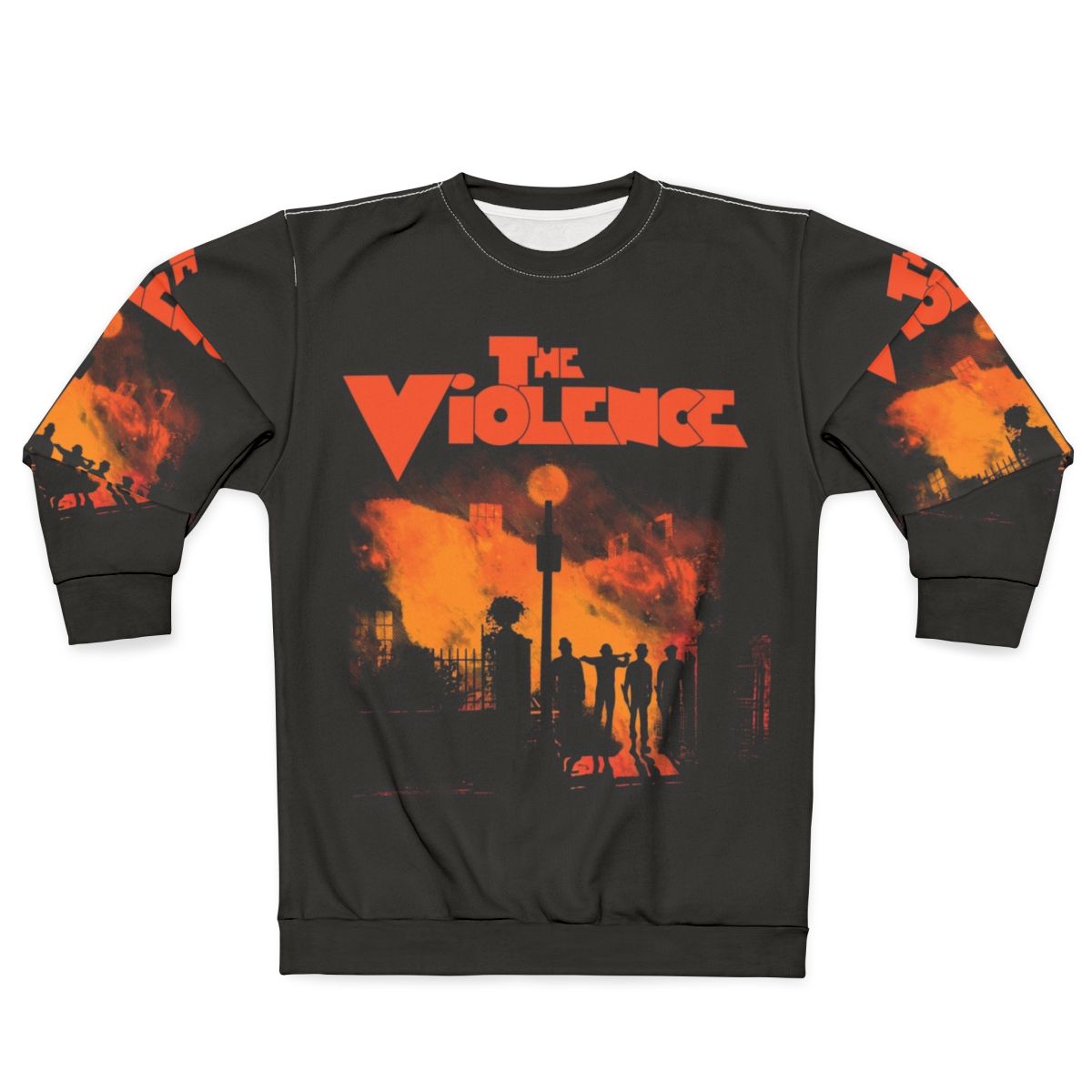 Violent horror movie themed sweatshirt