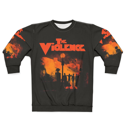 Violent horror movie themed sweatshirt
