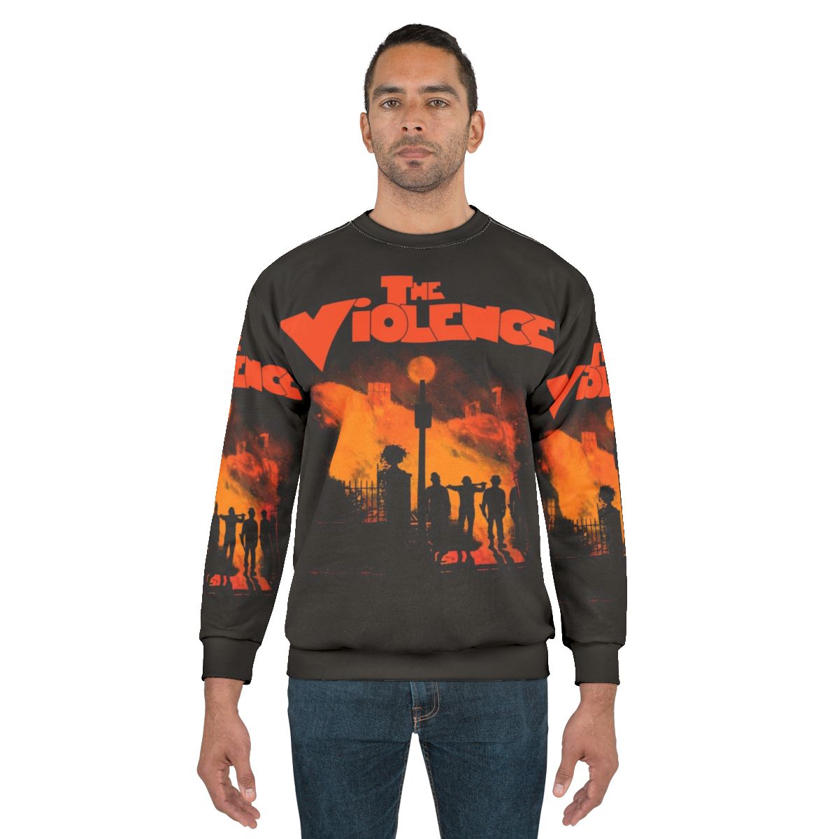 Violent horror movie themed sweatshirt