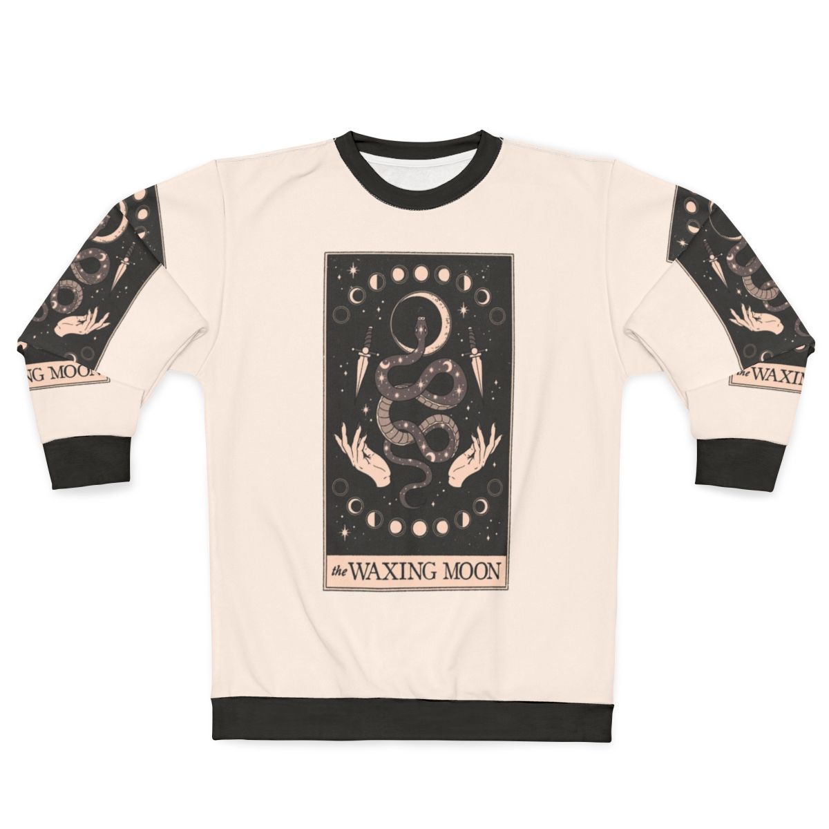 Mystical waxing moon sweatshirt