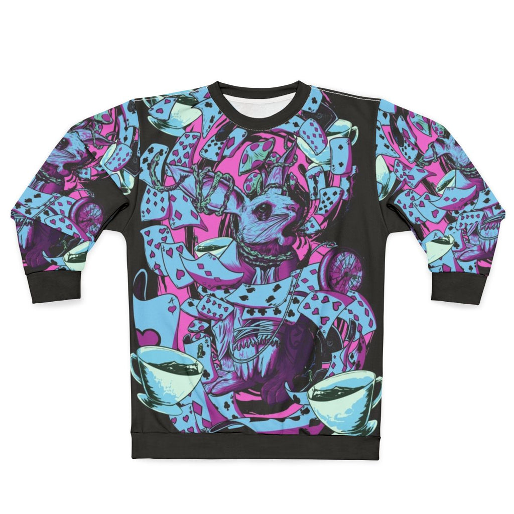 White Rabbit Alice in Wonderland Sweatshirt